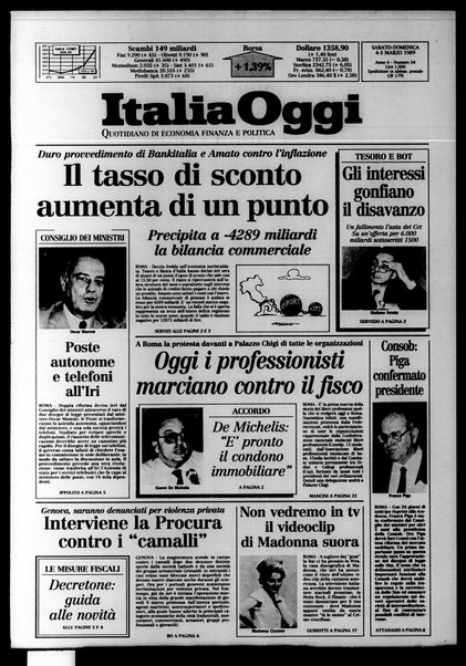 Italia oggi : quotidiano di economia finanza e politica